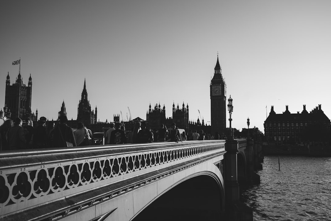 London skyline with Big Ben at dusk