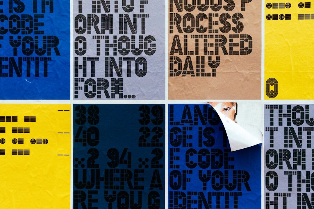 tabloid headlines collage